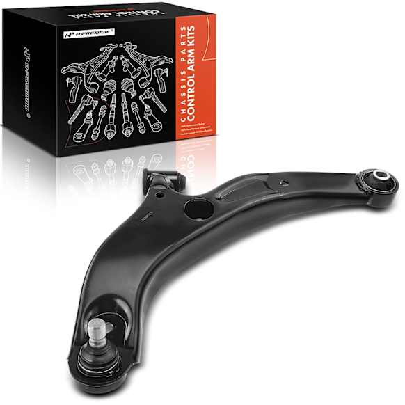 2003 Mazda Protege - Front, Driver Side, Lower Control Arm, Location: Front Left Driver Lower Side, With ball joint(s)