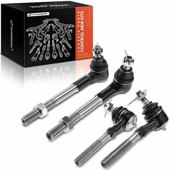 APCA0660 4x Front Inner & Outer Tie Rod Ends