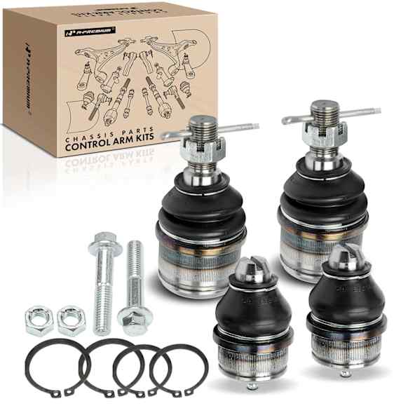 APCA0733 4x Front Lower & Upper Ball Joints Kit