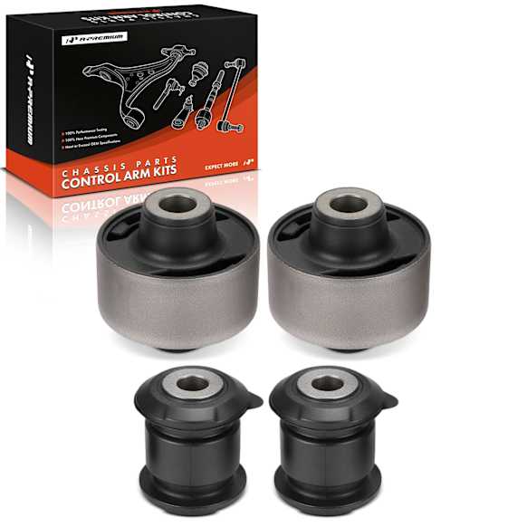 APCA10022 4 Pcs Front Lower Forward & Rearward Control Arm Bushing