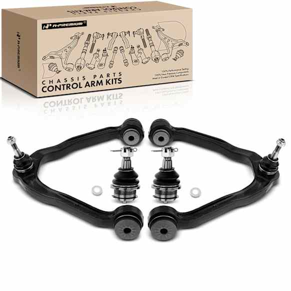 APCA1684 4x Front Lower & Upper Control Arm & Ball Joint