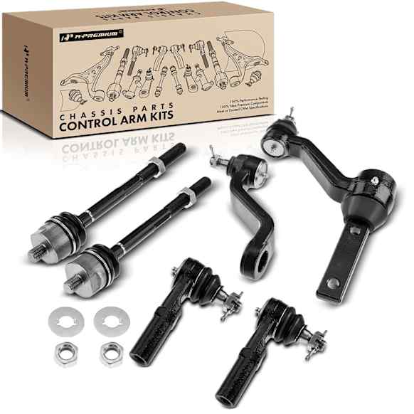 APCA2334 6x Pitman & Idler Arm Inner & Outer Tie Rod End