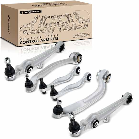 2005 Volkswagen Passat - Front, Driver or Passenger Side Control Arm, Front Upper and Lower, Left and Right Side, With ball joint(s)
