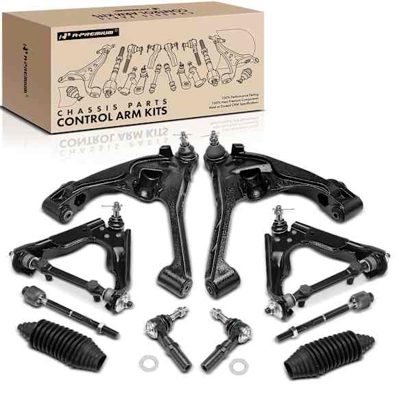 APCA3368 10 Pcs Control Arm with Ball Joint & Tie Rod End