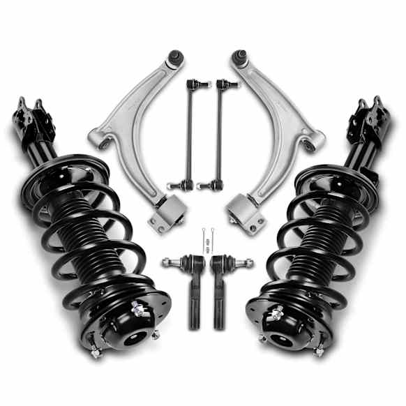 APCA5273 8 Pcs Front Complete Strut & Coil Spring Control Arm Kit
