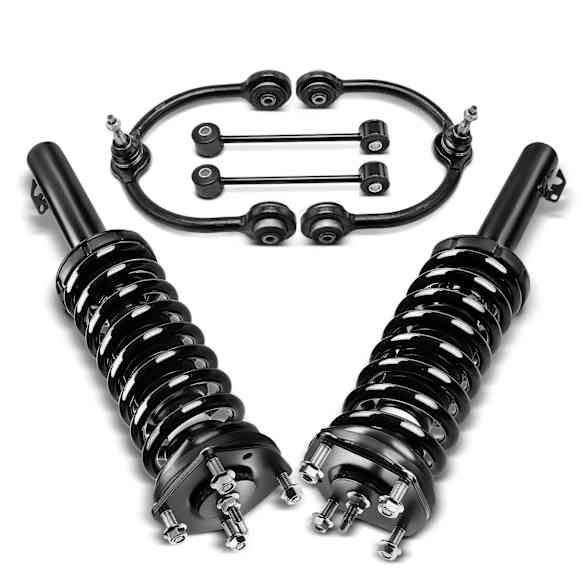 APCA5326 6 Pcs Front Complete Strut & Coil Spring Control Arm Kit