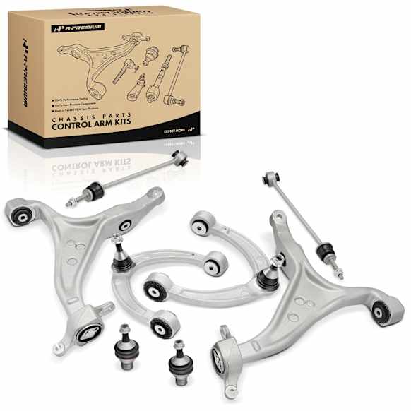 APCA7539 Front, Driver and Passenger Side, Upper and Lower Control Arm