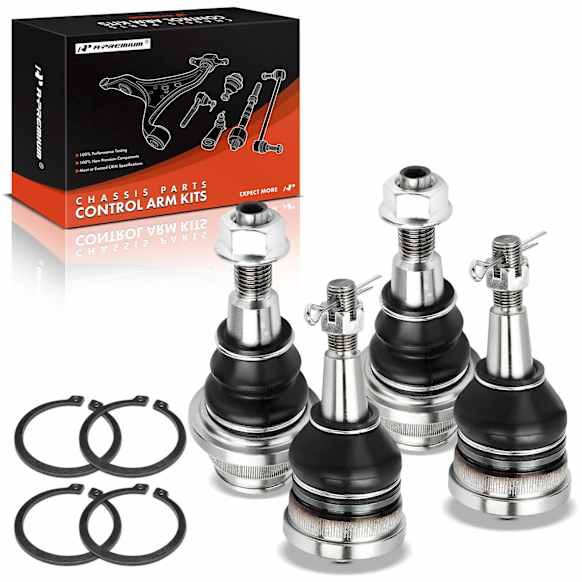 APCA8407 4 Pcs Front Upper & Lower Ball Joint Kit