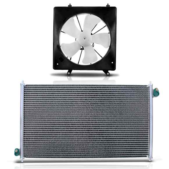 APCON1099 AC Condenser & Single Cooling Fan Assembly Kit