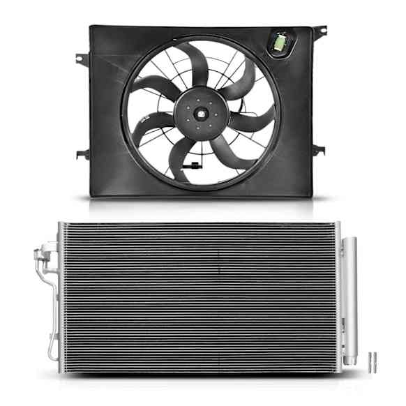 APCON964 AC Condenser & Single Cooling Fan Assembly Kit