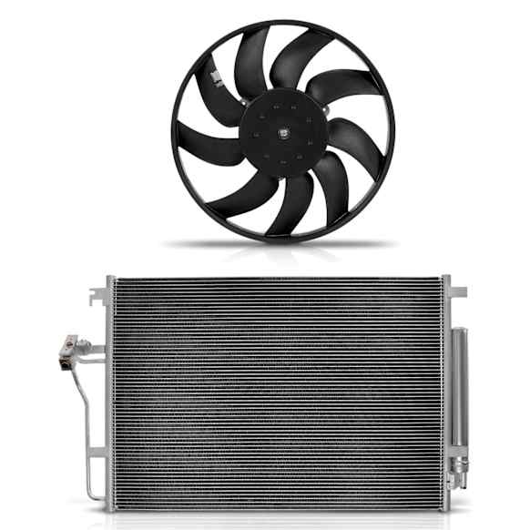 APCON989 AC Condenser & Single Cooling Fan Assembly Kit