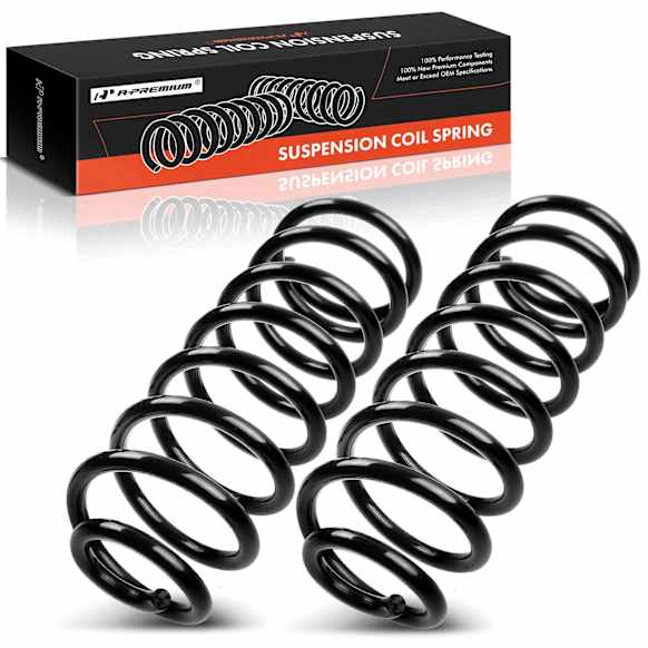 APCS338 Rear, Driver and Passenger Side Coil Springs, Set of 2