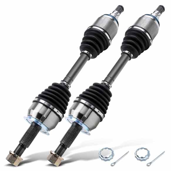 2014 Nissan Xterra - Front, Driver and Passenger Side Axle Assembly, 4WD, 4.0L 6Cyl