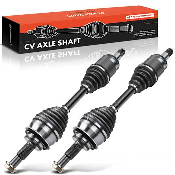 2008 Toyota Tacoma - Front, Driver and Passenger Side Axle Assembly,  Base Model, Supplied with Standard Neoprene Outboard Boot, RWD, 2.7L 4Cyl