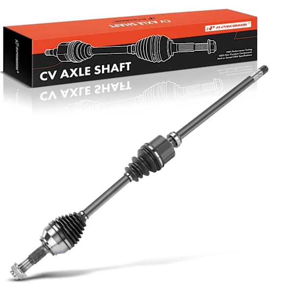 2017 Ram ProMaster 1500 - Front, Passenger Side Axle Assembly,  Front Right, Passenger Side, FWD, 3.0L 4Cyl