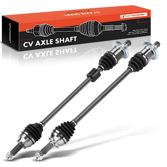 2013 Mini Cooper Countryman - Rear, Driver and Passenger Side Axle Assembly, AWD, 1.6L 4Cyl