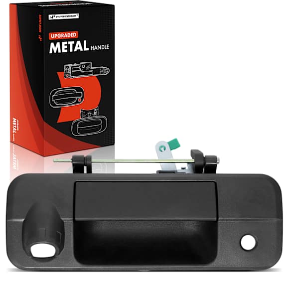 APDHO2335TW Rear Black Upgraded Metal Tailgate Handle with Camera Hole