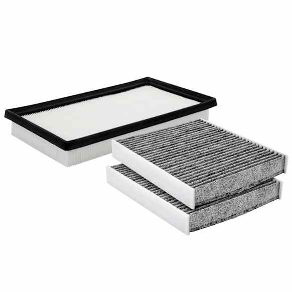 APEAF1715 3 Pcs Engine and Activated Carbon Cabin Air Filter