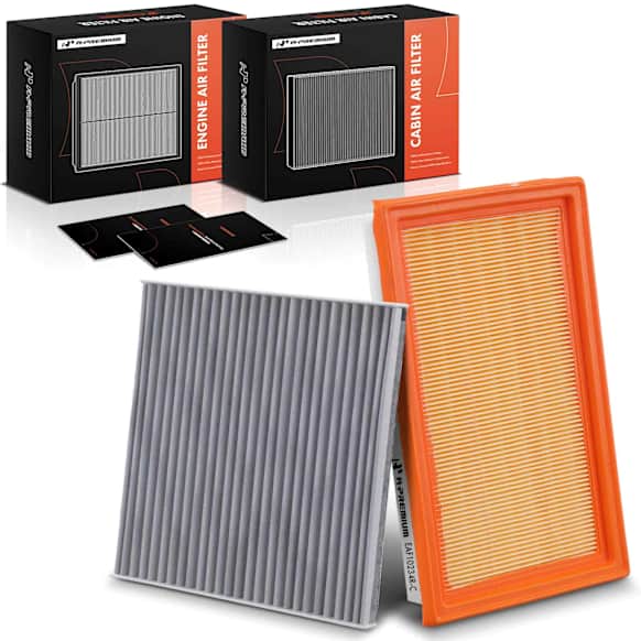APEAF1867 2 Pcs Engine and Active Carbon Cabin Air Filter