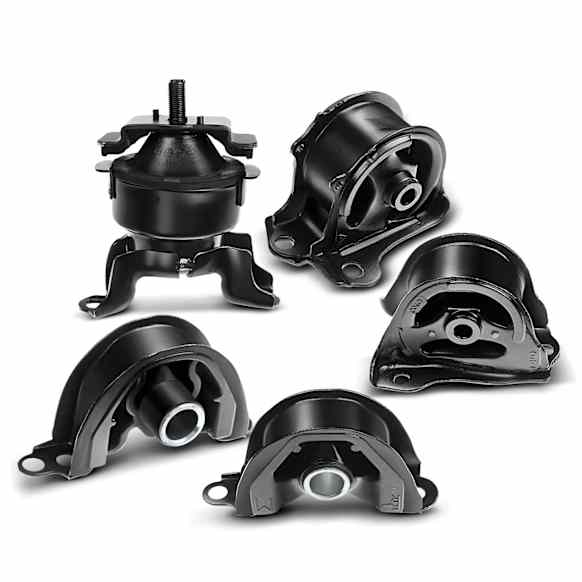 APEM006 5-Pc Front and Rear Engine Motor & Transmission Mount Kit