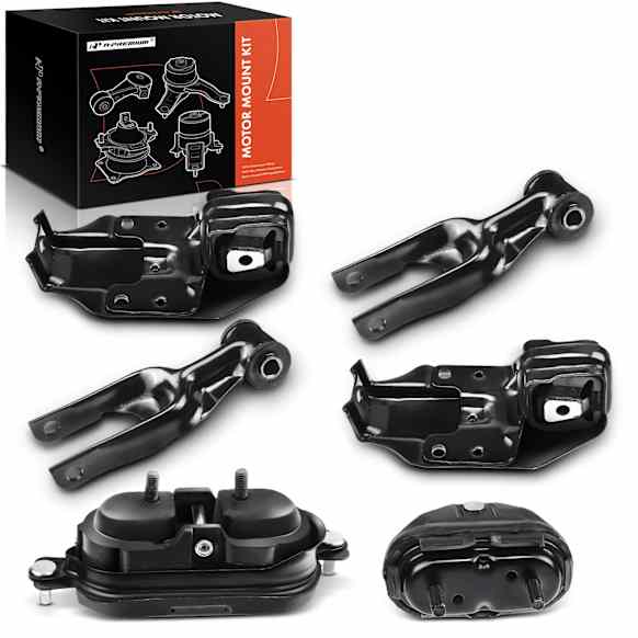 1997 Chevrolet Monte Carlo - Front Motor Mount, Includes: Front Right Motor Mount(A2796), Front Left Bracket Mount(A2901), Front Right Bracket Mount(A2901), Front Left Torque Strut Mount(A2866), Front Right Torque Strut Mount(A2866), Transmission Mount(A2712)