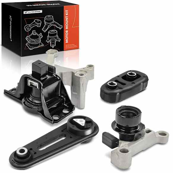 APEM035 4-Pc Front and Rear Engine Motor & Transmission Mount Kit