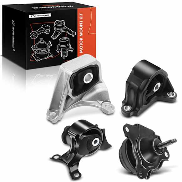 APEM070 4-Pc Front and Rear Engine Motor & Transmission Mount Kit