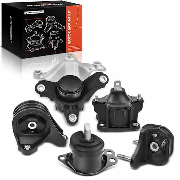 APEM144 5-Pc Front and Rear Engine Motor & Transmission Mount Kit