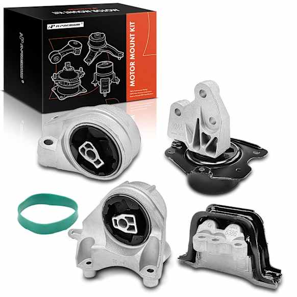 APEM206 4-Pc Front and Rear Engine Motor Mount & Transmission Mount Kit