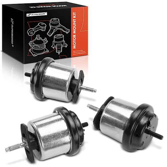 2007 GMC Acadia - Front and Rear, Driver and Passenger Side Motor Mount, Automatic Transaxle, Automatic Transmission, Front Motor Mount, Rear Motor Mount, Transmission Mount