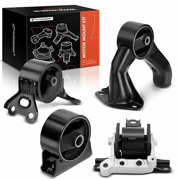 APEM788 4-Pc Front and Rear Engine Motor & Transmission Mount Kit
