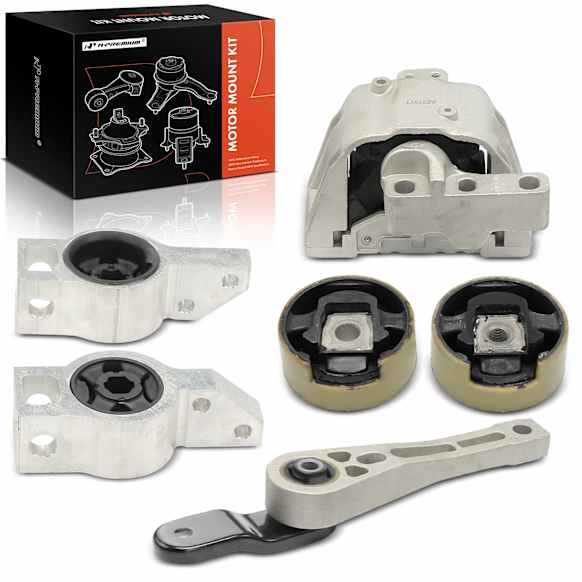 2013 Volkswagen Eos - Front and Rear Motor Mount, Turbocharged, Side Support, Front Left Engine Mount, Front Right Engine Mount, Front Upper Engine Mount, Front Lower Engine Mount, Rear Engine Mount, Front Engine Mount, Turbocharged