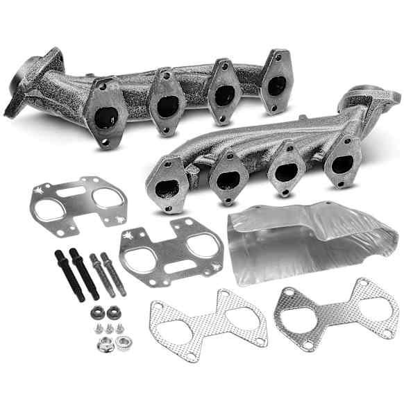 APEMD187 2 Pcs Left & Right Exhaust Manifold with Gasket