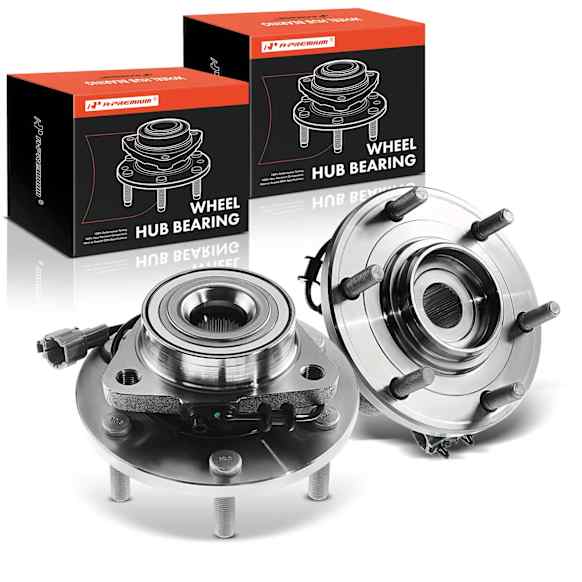 APHB0051 2x Front Wheel Bearing & Hub Assembly with ABS Sensor