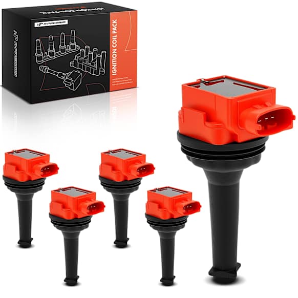 APIC1449 5 Pcs Red Ignition Coil