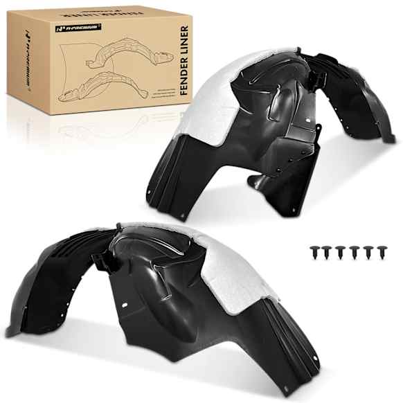 APIF263 2 Pcs Front Inner Fender Liners with Insulation Foam