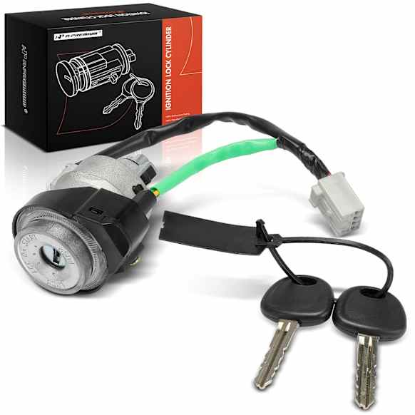 APILC027 Ignition Lock Cylinder Zamak 5 with 2 Keys