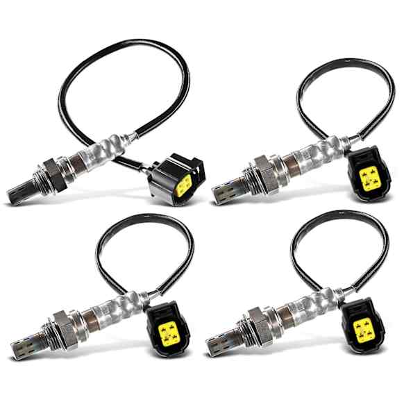 APOS0989 4 Pcs Upstream & Downstream O2 Oxygen Sensor