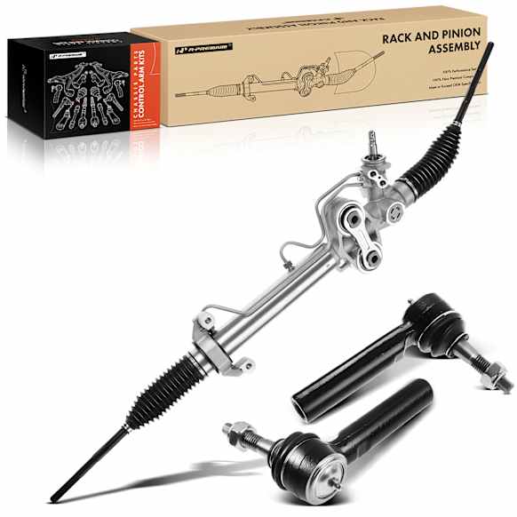 APPSR358PG Power Steering Rack & Pinion & Outer Tie Rods