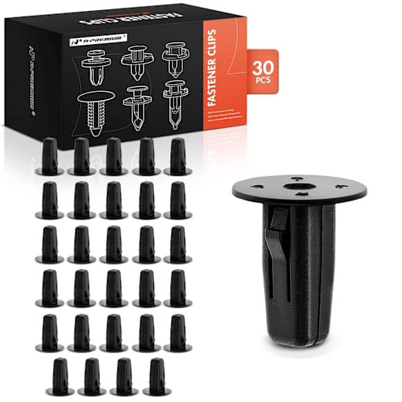 APRCF1009 30 Pcs 9mm x 9mm Rocker Moulding Screw Grommet Clips