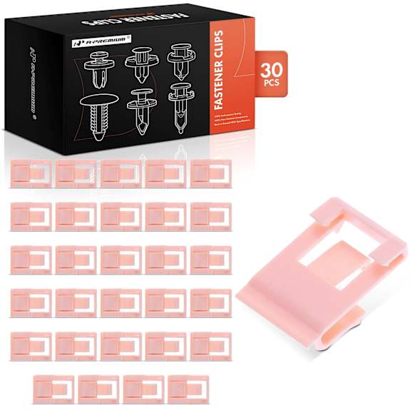 APRCF1523 30 Pcs 20mm Wide Pink Nylon Molding Clip Belt