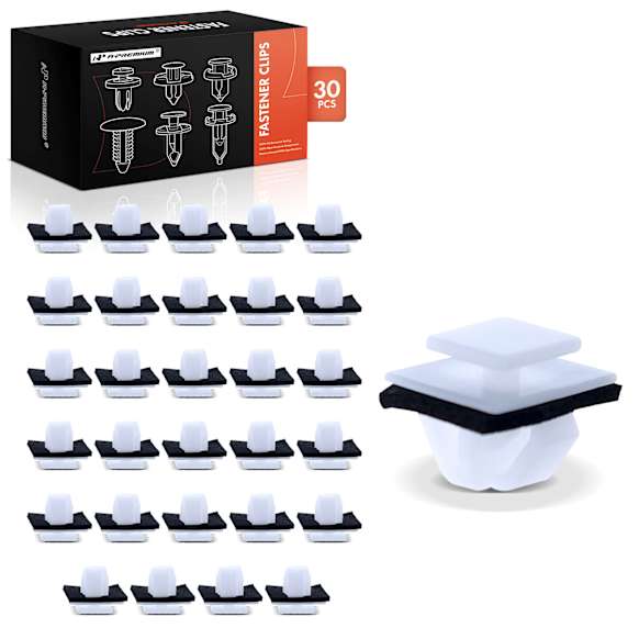APRCF1589 30 Pcs 10mm Nylon Moulding Retainer Clip with Sealer