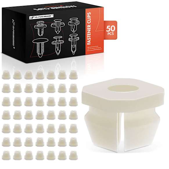 APRCF159 50 Pcs Interior Trim Bezel Grill Nut Screw Retainer Clip