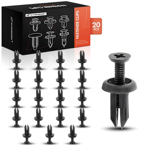 APRCF1757 20 Pcs 5mm Front Bumper Fascia Screw Retainer Clips Push-Type