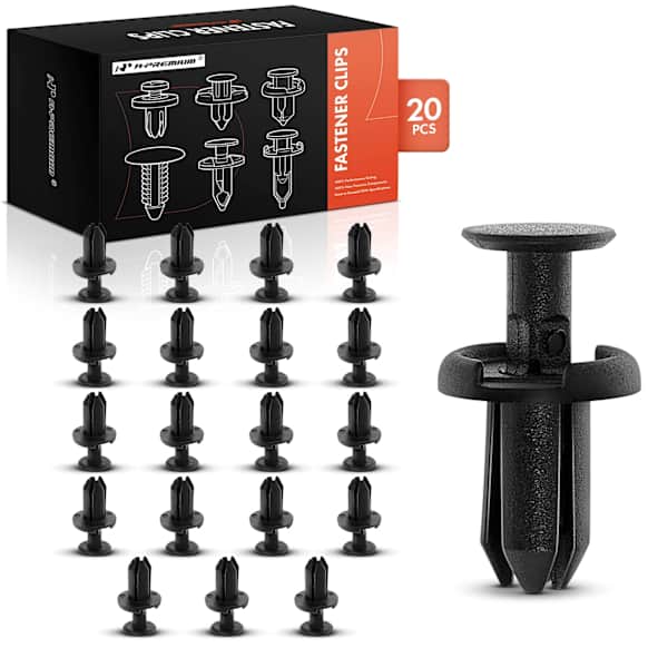 APRCF1775 20 Pcs 5mm Nylon Front Bumper Retainer Clip Push-Type