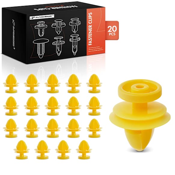 APRCF1832 20 Pcs 12mm Nylon Trim Side Skirt & Sill Rocker Moulding Retainer Clips