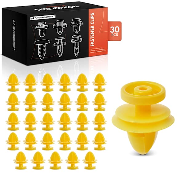 APRCF1833 30 Pcs 12mm Nylon Trim Side Skirt & Sill Rocker Moulding Retainer Clips