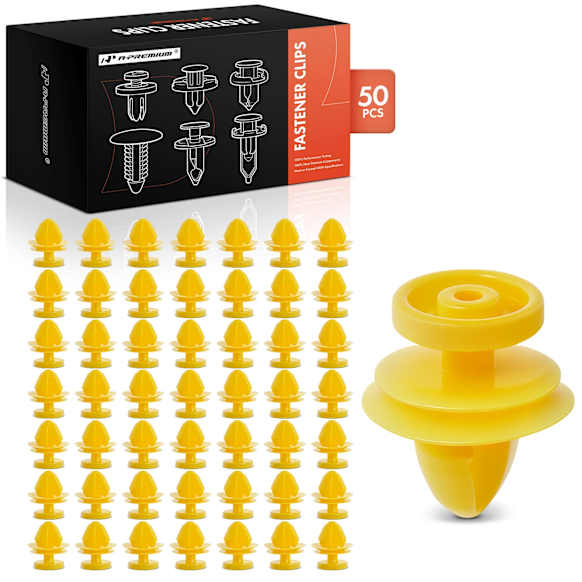 APRCF1834 50 Pcs 12mm Nylon Trim Side Skirt & Sill Rocker Moulding Retainer Clips