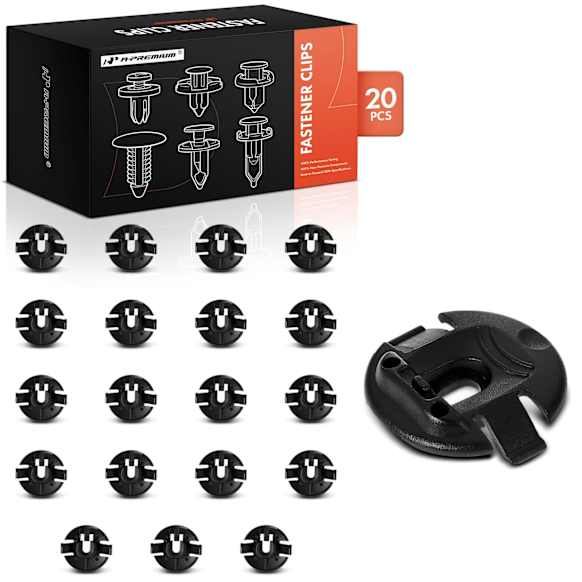 APRCF1880 20 Pcs 5mm Nylon Fender Liner Splash Shield Retainer Clips