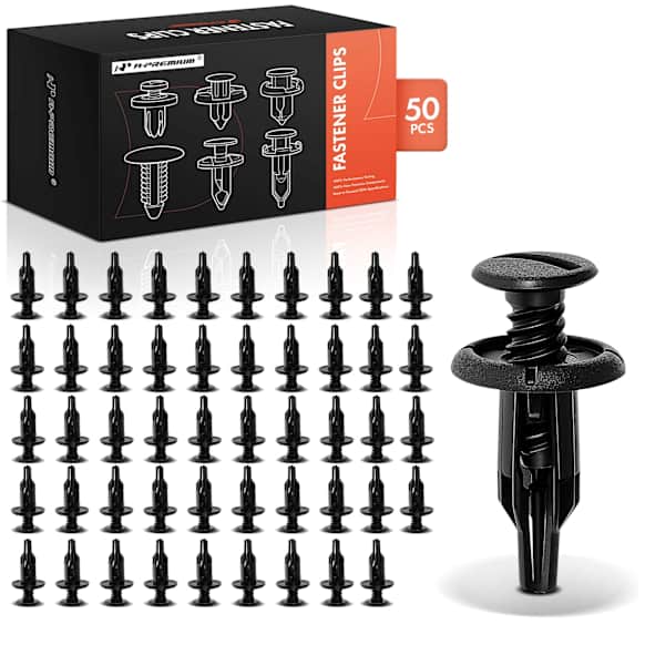 APRCF192 50 Pcs 8mm Rear Panel Assembly Retainer Clips Push-Type